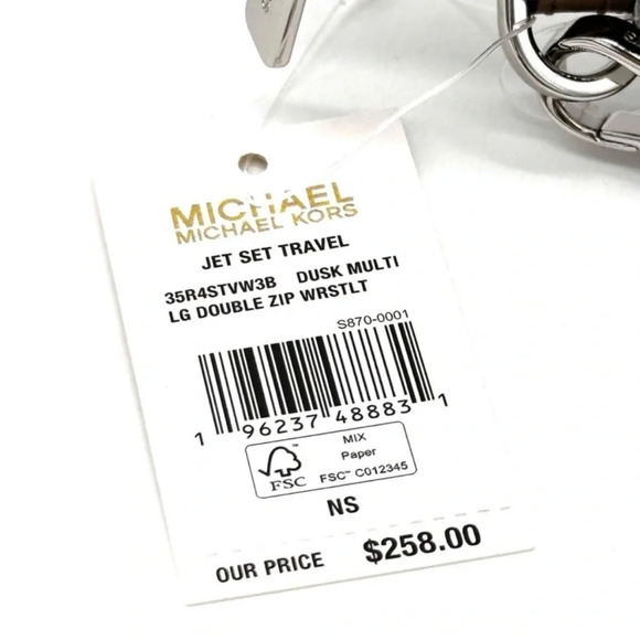 Michael Kors Large Double Zip Wallet
Wristlet Dusk Multi - Picture 10 of 10